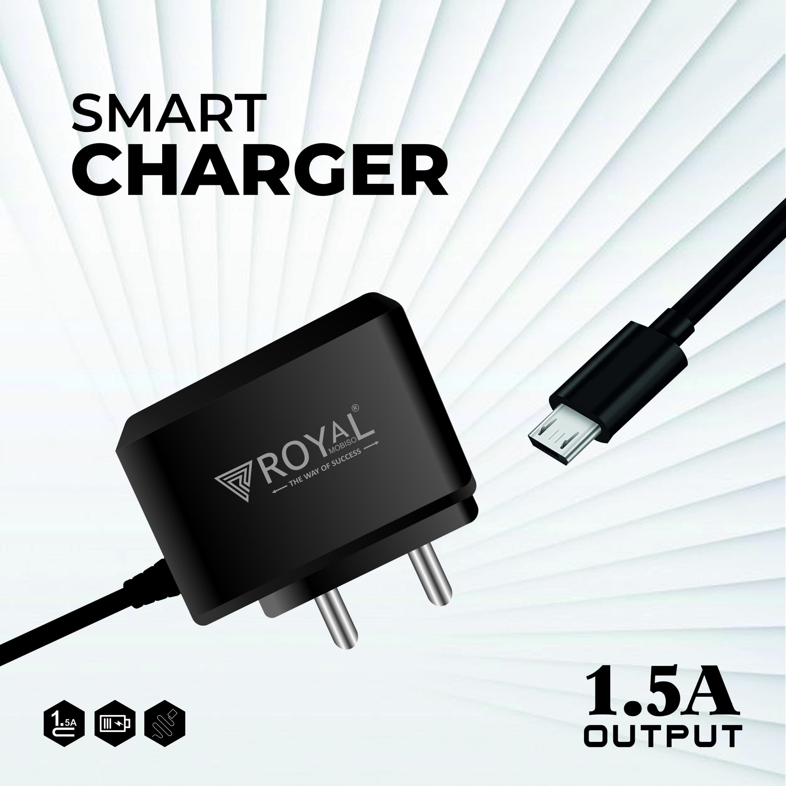 Mobile Charger with Micro-USB Cable - Image 2